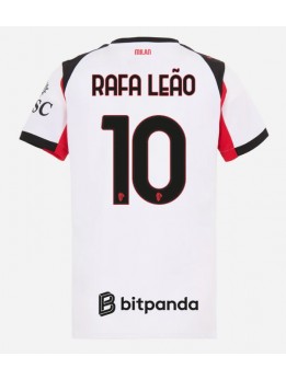 AC Milan Rafael Leao #10 Replika Borta Kläder Dam 2025-26 Kortärmad